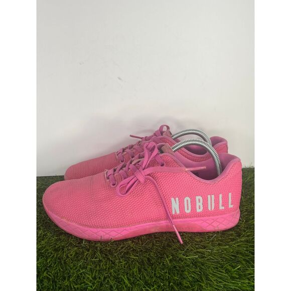 NoBull Low Top Trainer Shoes Pink Athletic Sneaker Womens Size 9.5 - Picture 1 of 8